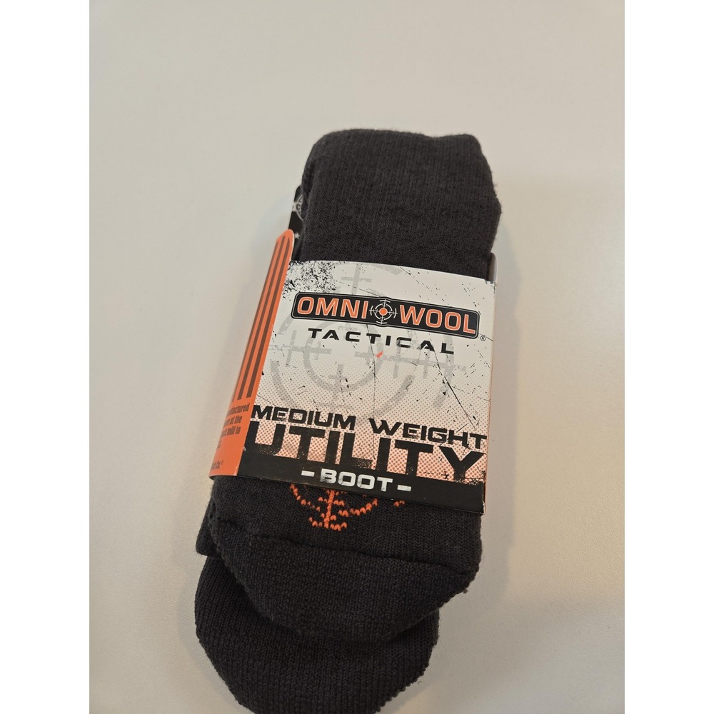Omniwool Tactical Socks Mens Medium Boot Medium Weight Utility Cushioned LM001